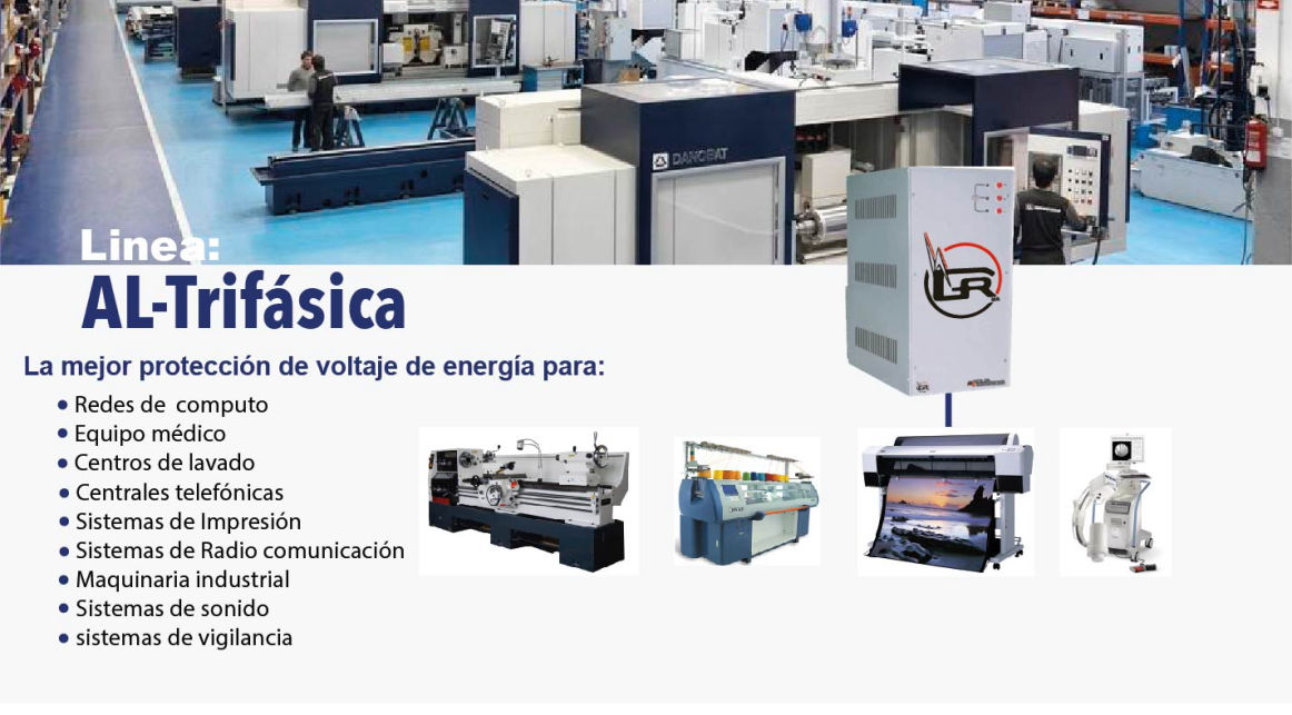 Acondicionadores de Voltaje Linea trifasica GR