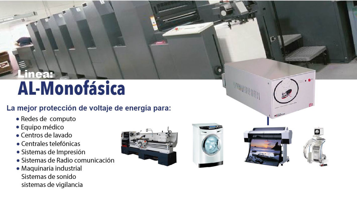Acondicionadores de Voltaje Linea Monofasica GR